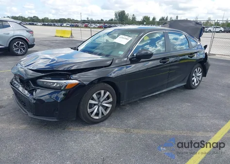 2025 Honda Civic Lx из США, поврежденный, VIN 2HGFE2F28SH574586